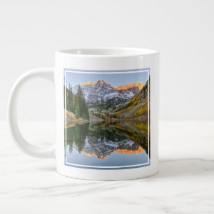Wasser Maroon Bells Lake Aspen Trees Jumbo-Tasse