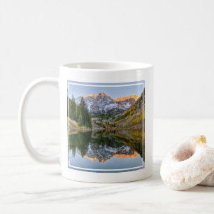 Wasser   Maroon Bells Lake Aspen Trees Kaffeetasse