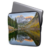 Wasser | Maroon Bells Lake Aspen Trees Laptopschutzhülle (Vorderseite Links)