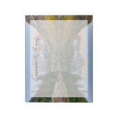 Wasser | Maroon Bells Lake Aspen Trees Notizblock (Rotiert)
