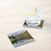 Wasser | Maroon Bells Lake Aspen Trees Rechteckiger Pappuntersetzer (Vor Ort)