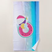 Wasser Melon Beach Handtuch (Vorderseite)