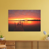 Wasser | Minnetonka-See, Minnesota Leinwanddruck (Insitu (Wohnzimmer))