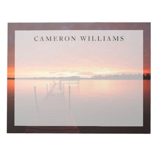 Wasser | Minnetonka-See, Minnesota Notizblock (Vorderseite)