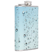Wasser mit Blasen Flachmann (Rechts)