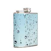 Wasser mit Blasen Flachmann (Rechts)