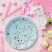 Wasser mit Blasen Pappteller (Party)