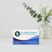 Wasser mit blauer Welle Visitenkarte (Stehend Vorderseite)