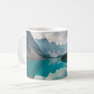 Wasser Moraine Lake Alberta Kanada Kaffeetasse