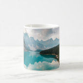 Wasser | Moraine Lake Alberta Kanada Kaffeetasse (Mittel)