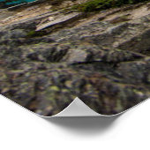 Wasser | Moraine Lake Alberta Kanada Poster (Ecke)