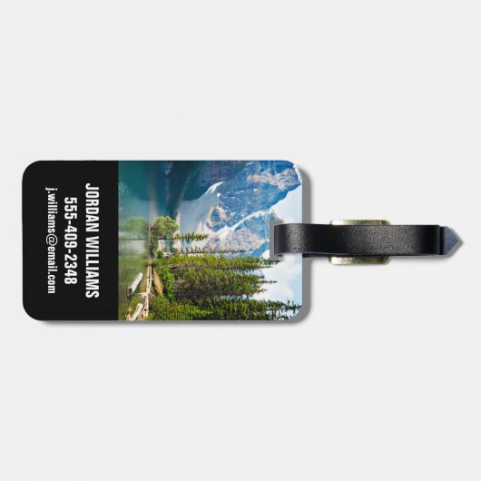 Wasser | Moraine Lake, Kanada Gepäckanhänger (Rückseite horizontal)