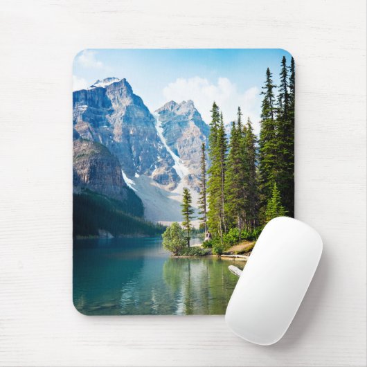 Wasser | Moraine Lake, Kanada Mousepad (Mit Mouse)