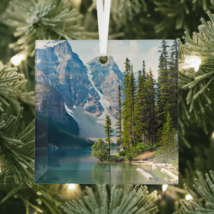 Wasser   Moraine Lake, Kanada Ornament Aus Glas