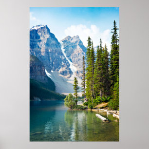 Wasser Moraine Lake, Kanada Poster
