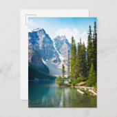 Wasser | Moraine Lake, Kanada Postkarte (Vorne/Hinten)