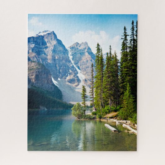 Wasser | Moraine Lake, Kanada Puzzle (Vertikal)