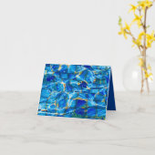 Wasser Musterkarte  Karte (Gelbe Blume)