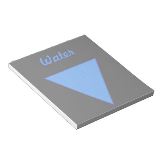Wasser Notizblock (angewinkelt)