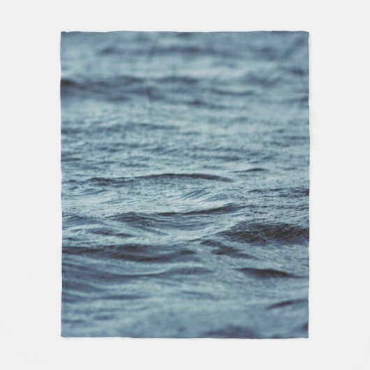 Wasser-Oberflächenstruktur Fleecedecke (Vorderseite)