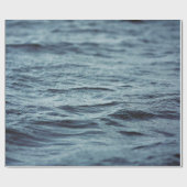 Wasser-Oberflächenstruktur Geschenkpapier (Flach)