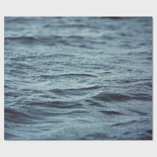 Wasser-Oberflächenstruktur Geschenkpapier (Flach)