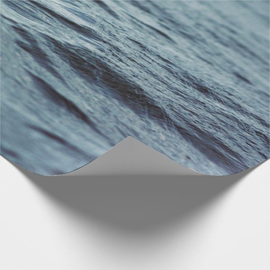 Wasser-Oberflächenstruktur Geschenkpapier (Ecke)