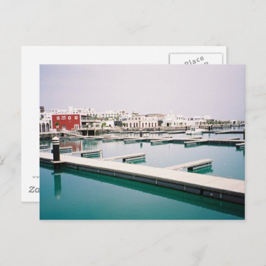 Wasser oder Glas? Postkarte (Vorne/Hinten)