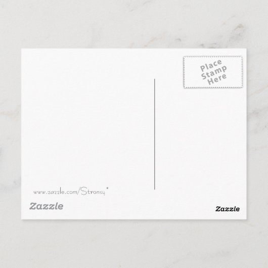 Wasser oder Glas? Postkarte (Rückseite)