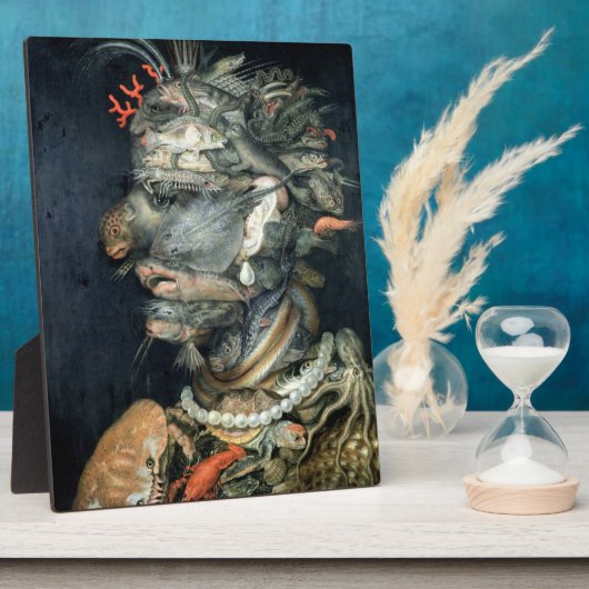 Wasser (Öl auf Leinwand), Arcimboldo, Giuseppe Fotoplatte (Seite)