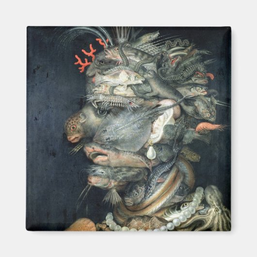 Wasser (Öl auf Leinwand), Arcimboldo, Giuseppe Magnet (Vorne)