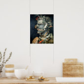 Wasser (Öl auf Leinwand), Arcimboldo, Giuseppe Poster (Küche)