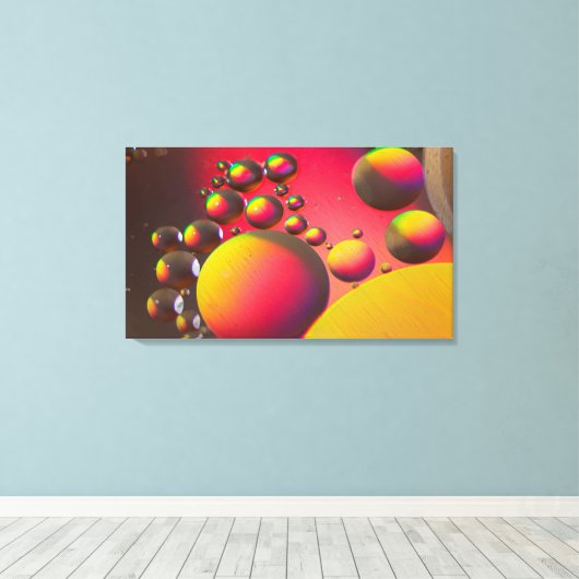 Wasser-Öl Leinwanddruck (Insitu (Holzboden))