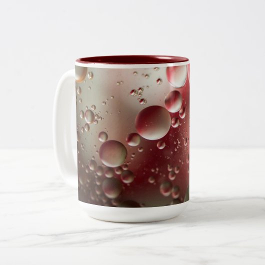 Wasser-Öl Zweifarbige Tasse (Vorderseite Links)