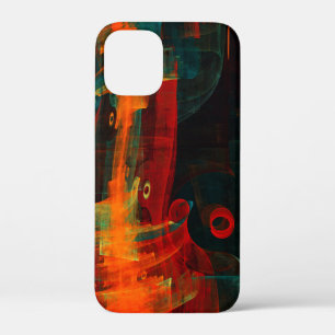 Wasser Orange Rot Blau Moderne Abstrakte Kunst Mus Case-Mate iPhone Hülle