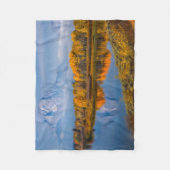 Wasser | Oxbow Bend Jackson Wyoming Fleecedecke (Vorderseite)