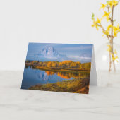 Wasser | Oxbow Bend Jackson Wyoming Karte (Gelbe Blume)