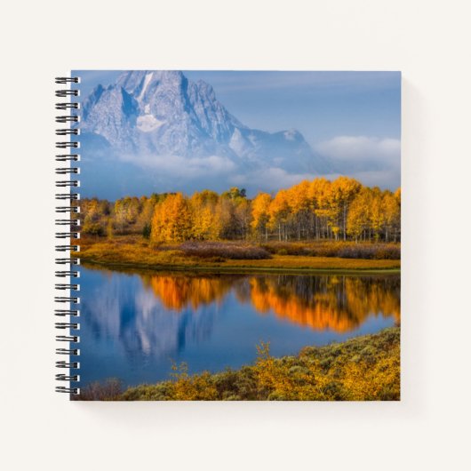 Wasser | Oxbow Bend Jackson Wyoming Notizblock (Vorderseite)