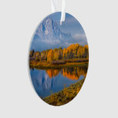 Wasser | Oxbow Bend Jackson Wyoming Ornament (Vorderseite)