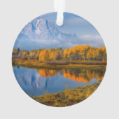 Wasser | Oxbow Bend Jackson Wyoming Ornament (Rückseite)
