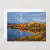 Wasser | Oxbow Bend Jackson Wyoming Postkarte (Vorne/Hinten)