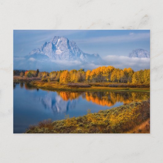 Wasser | Oxbow Bend Jackson Wyoming Postkarte (Vorderseite)