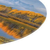 Wasser | Oxbow Bend Jackson Wyoming Schneidebrett (Ecke)