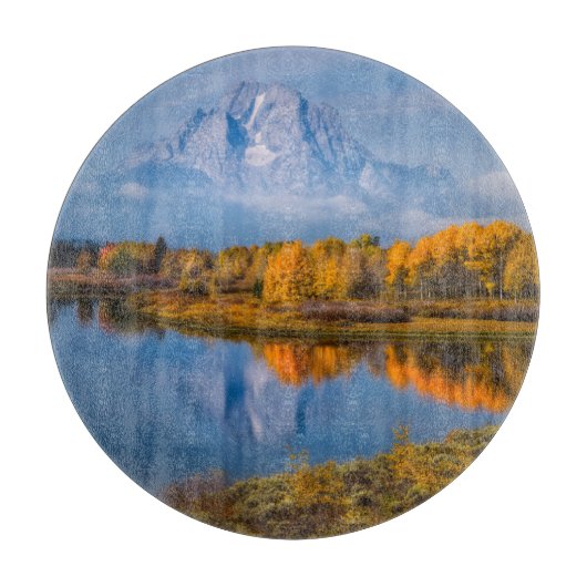 Wasser | Oxbow Bend Jackson Wyoming Schneidebrett (Vorderseite)