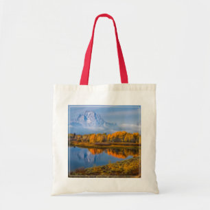 Wasser Oxbow Bend Jackson Wyoming Tragetasche