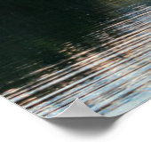 Wasser | Pang Oung Lake & Pine Forest Thailand Poster (Ecke)