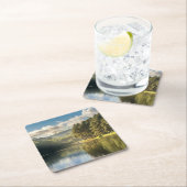 Wasser | Pang Oung Lake & Pine Forest Thailand Rechteckiger Pappuntersetzer (Vor Ort)