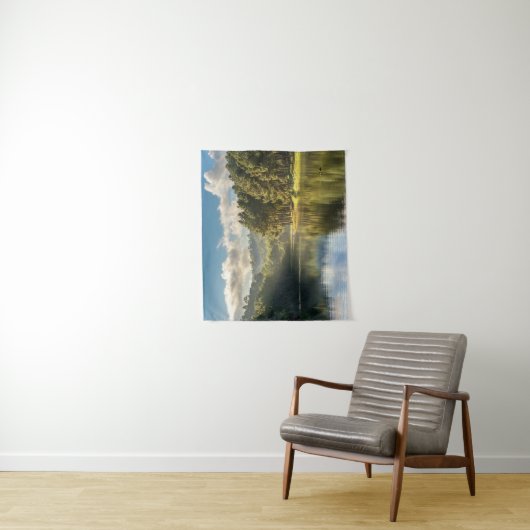 Wasser | Pang Oung Lake & Pine Forest Thailand Wandteppich (Beispiel)