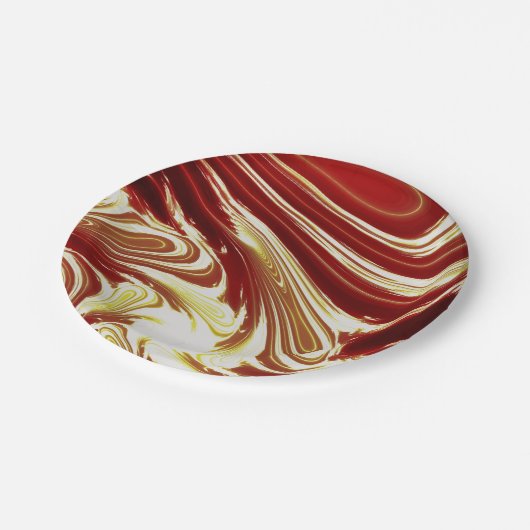 WASSER PAPPTELLER (Schrägansicht)