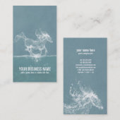 Wasser-Pferd - Visitenkarte (Vorne/Hinten)